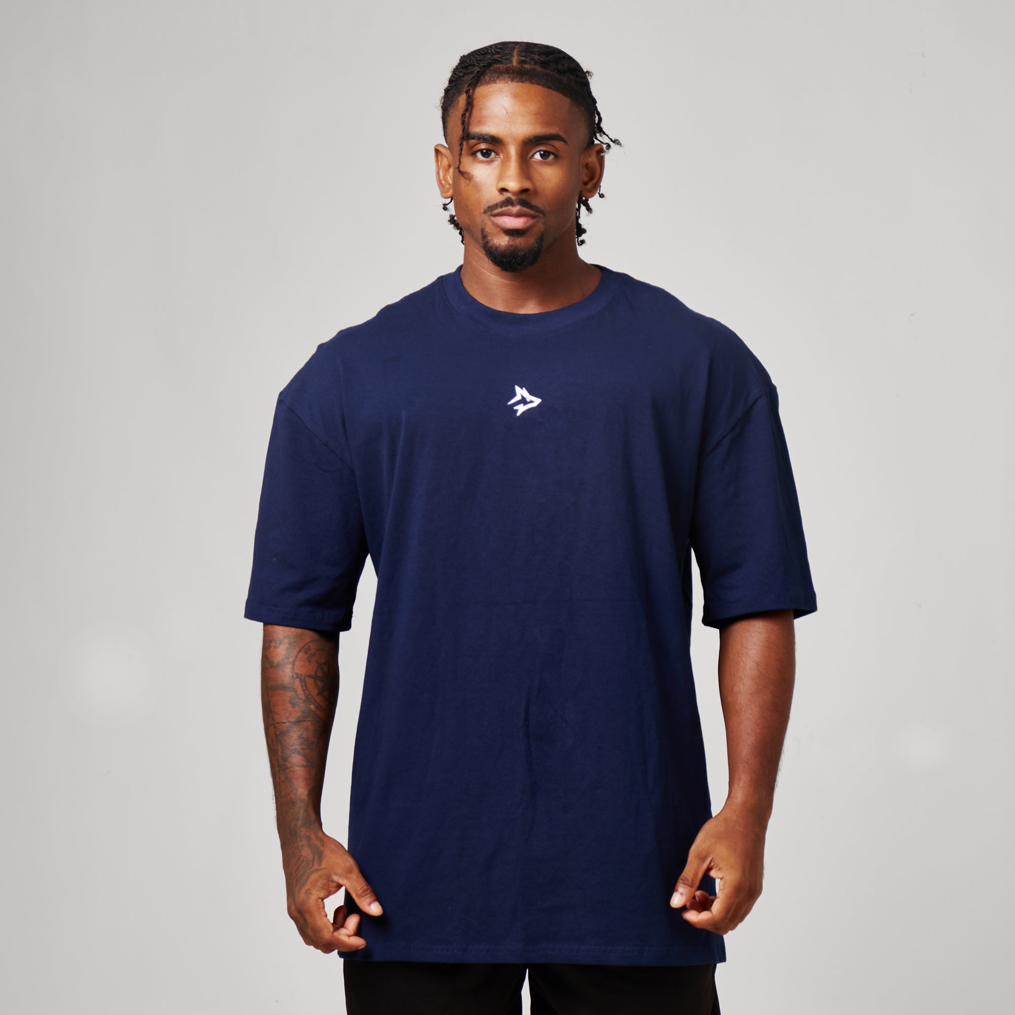 Camiseta Oversized No Cute Azul Marinho