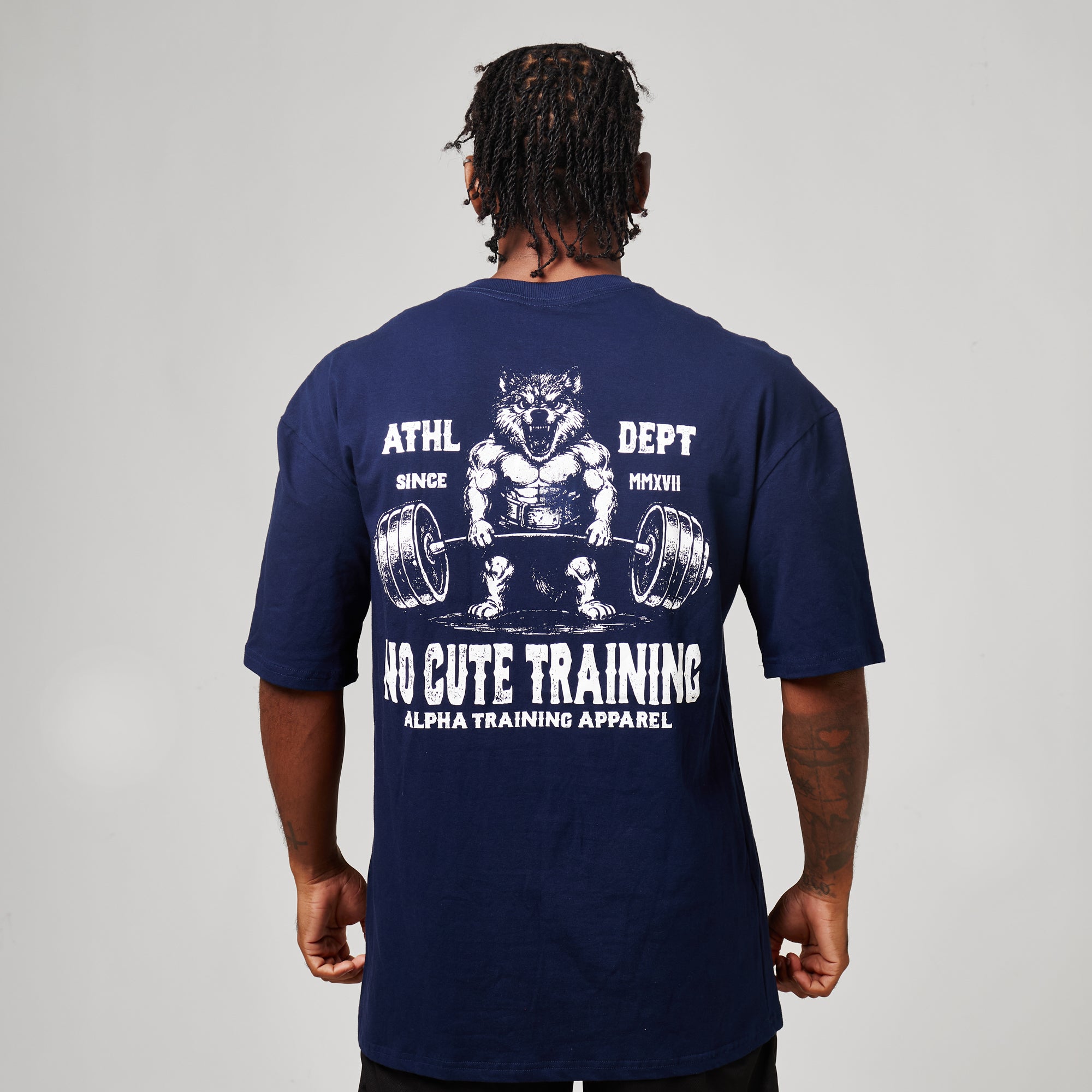 Camiseta Oversized No Cute Azul Marinho