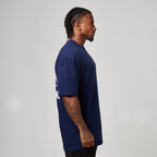Camiseta Oversized No Cute Azul Marinho