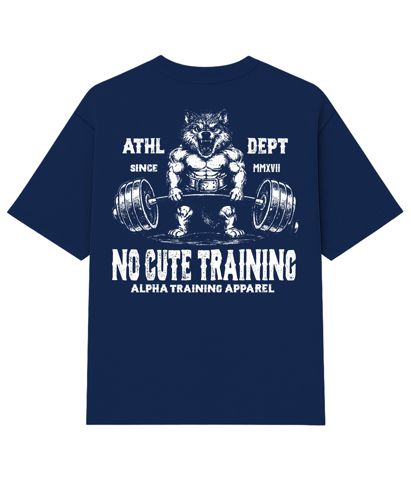 Camiseta Oversized No Cute Azul Marinho