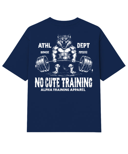 Camiseta Oversized No Cute Azul Marinho