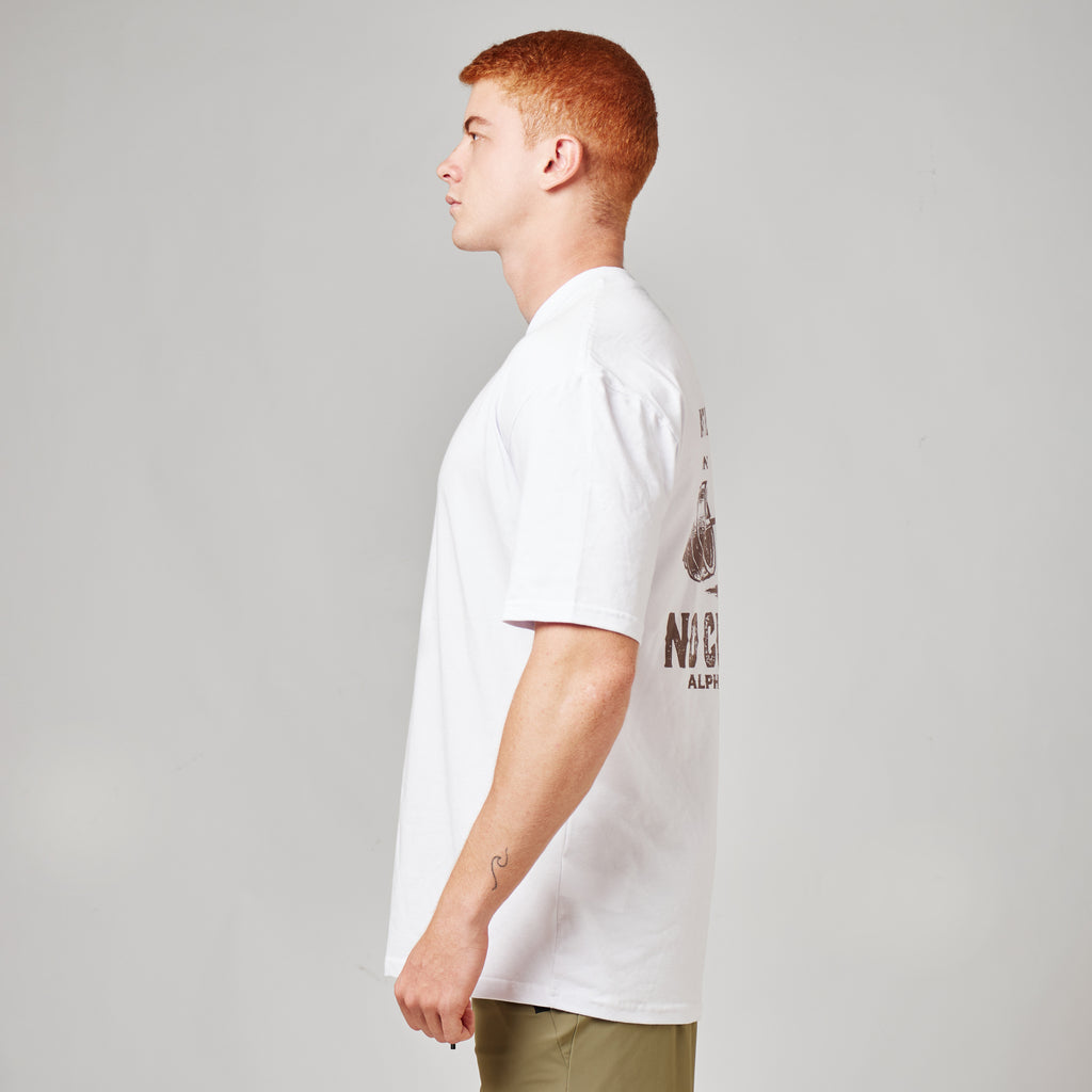 Camiseta Oversized No Cute Branco