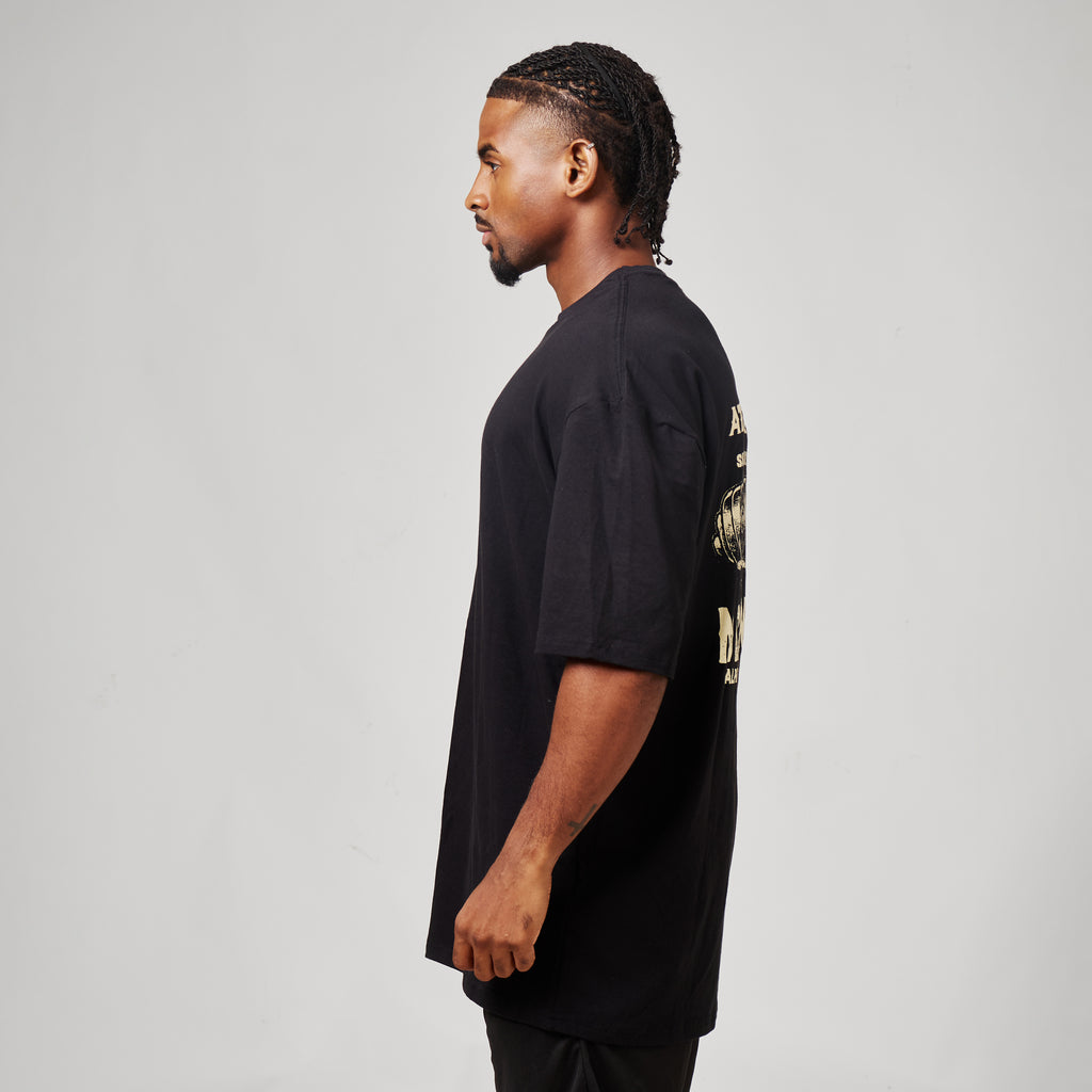 Camiseta Oversized No Cute Preto