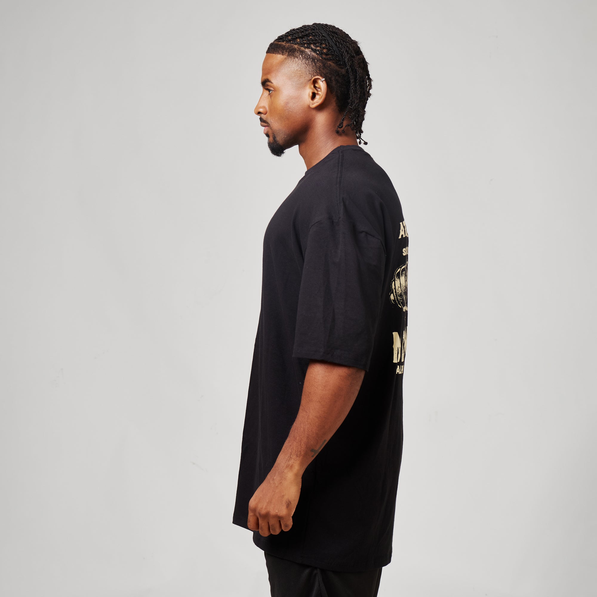 Camiseta Oversized No Cute Preto