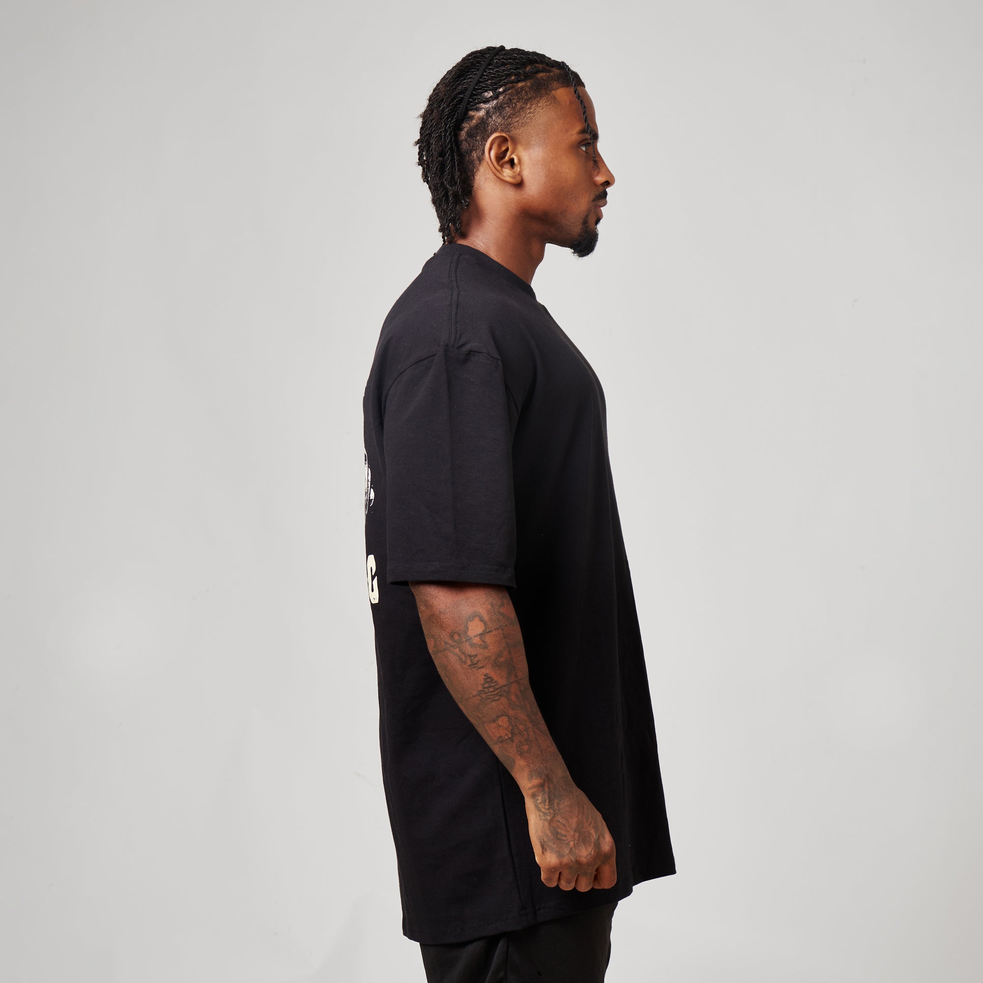 Camiseta Oversized No Cute Preto