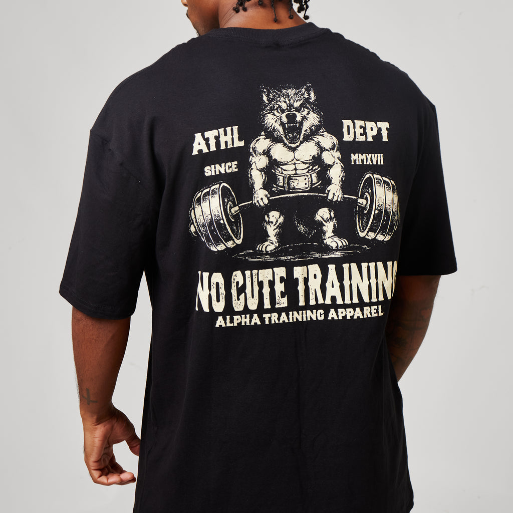 Camiseta Oversized No Cute Preto