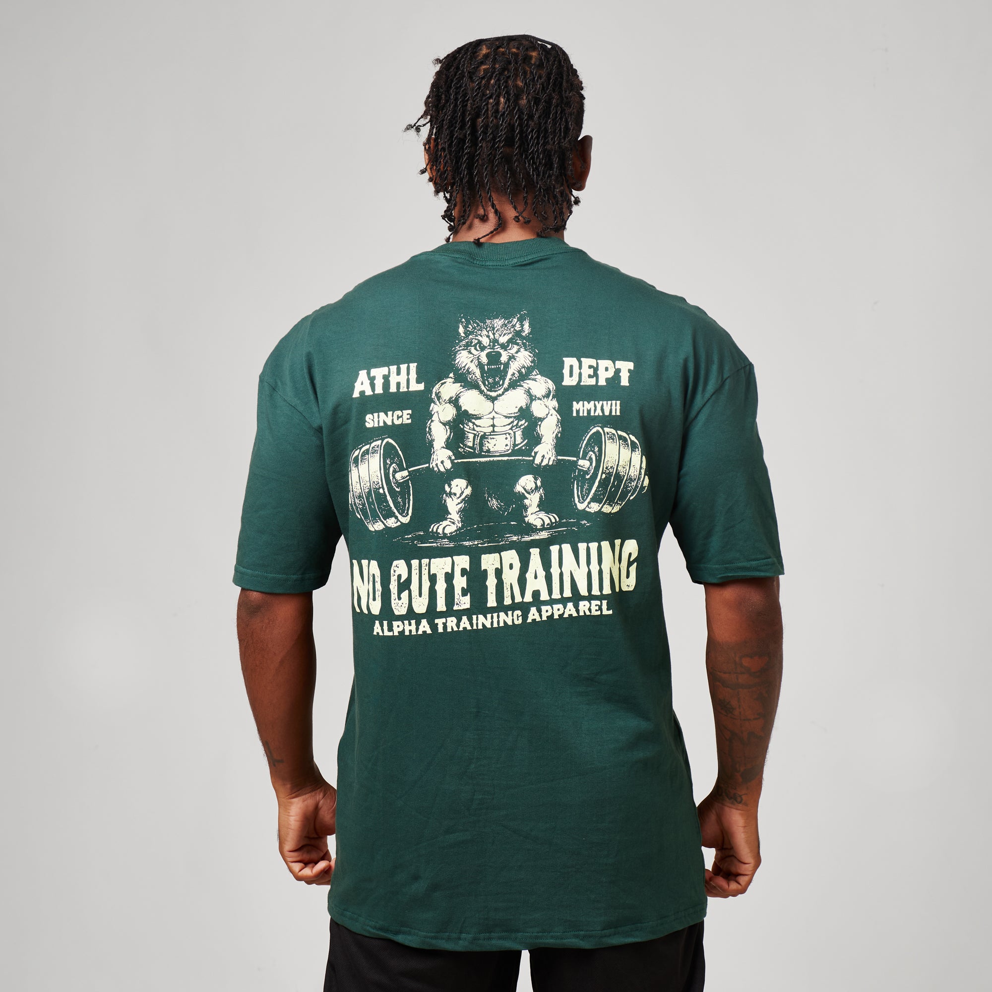 Camiseta Oversized No Cute Verde Floresta