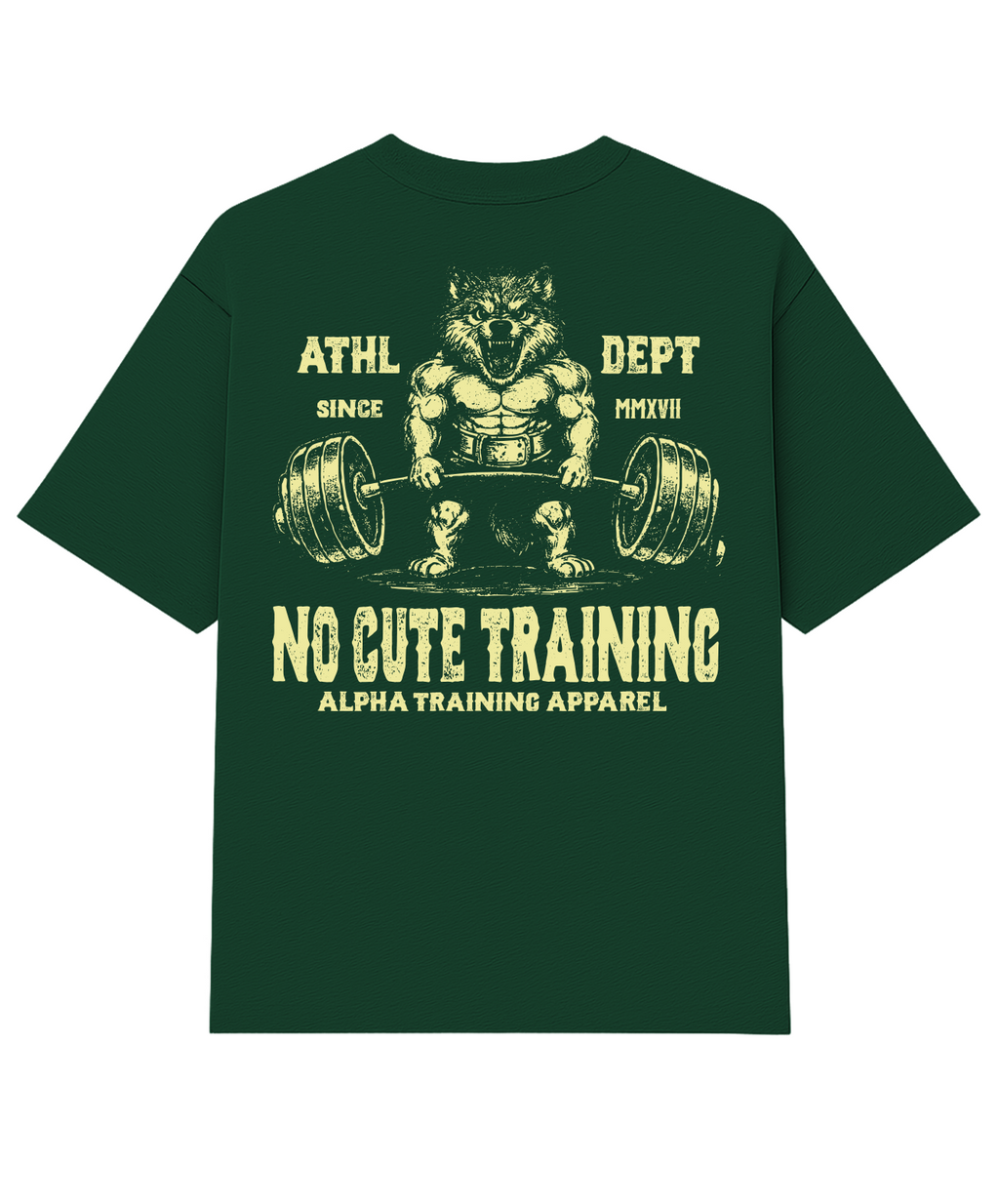 Camiseta Oversized No Cute Verde Floresta