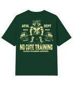 Camiseta Oversized No Cute Verde Floresta