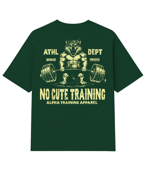 Camiseta Oversized No Cute Verde Floresta