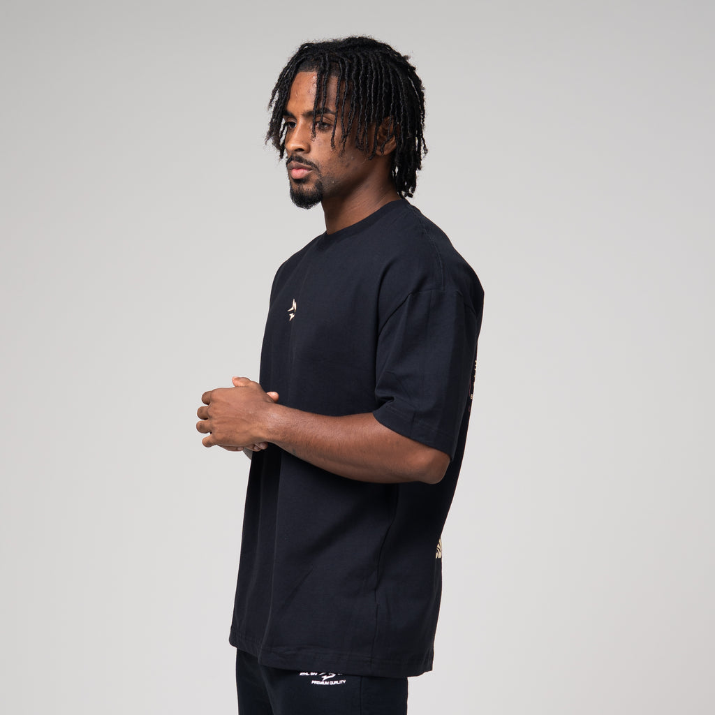 Camiseta Oversized Office Preto