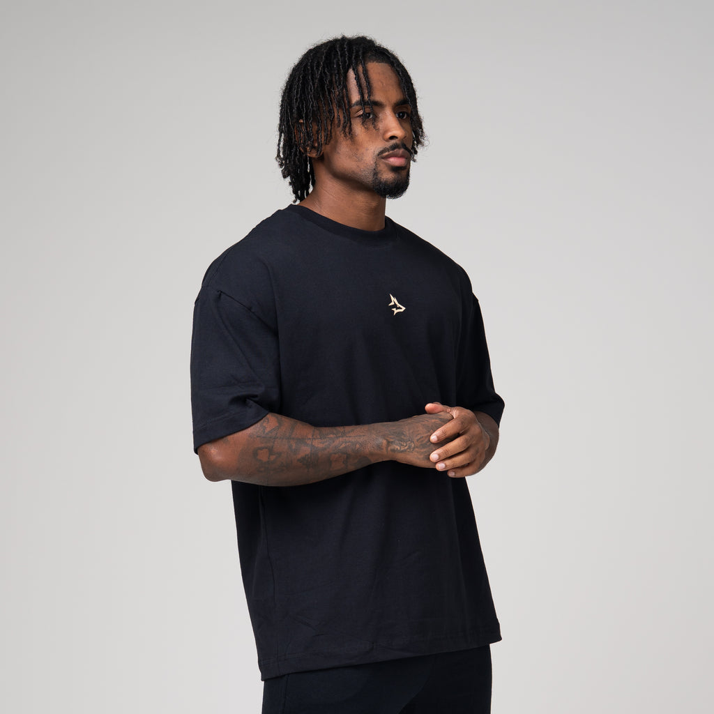 Camiseta Oversized Office Preto