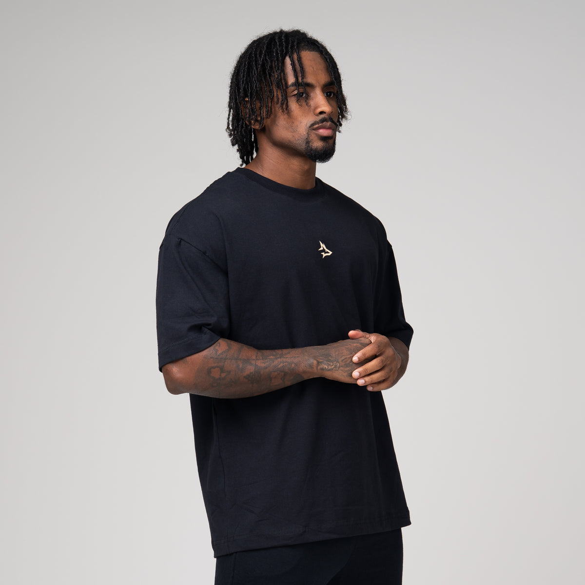 Camiseta Oversized Office Preto