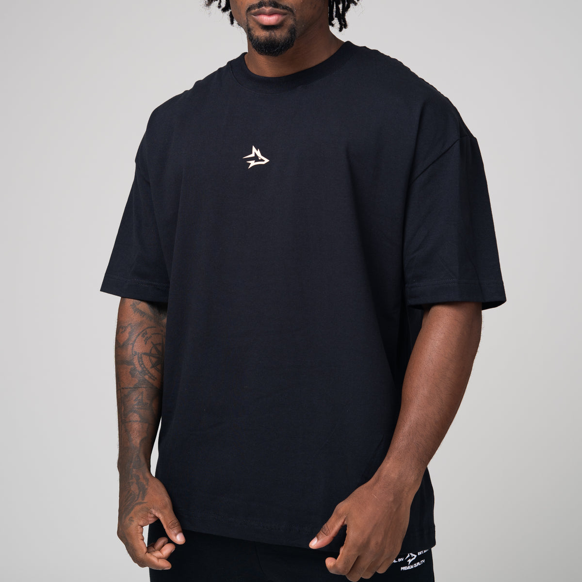 Camiseta Oversized Office Preto