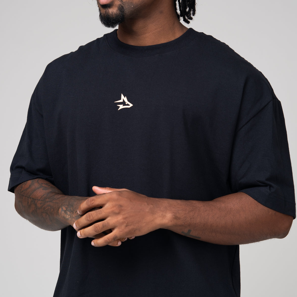 Camiseta Oversized Office Preto
