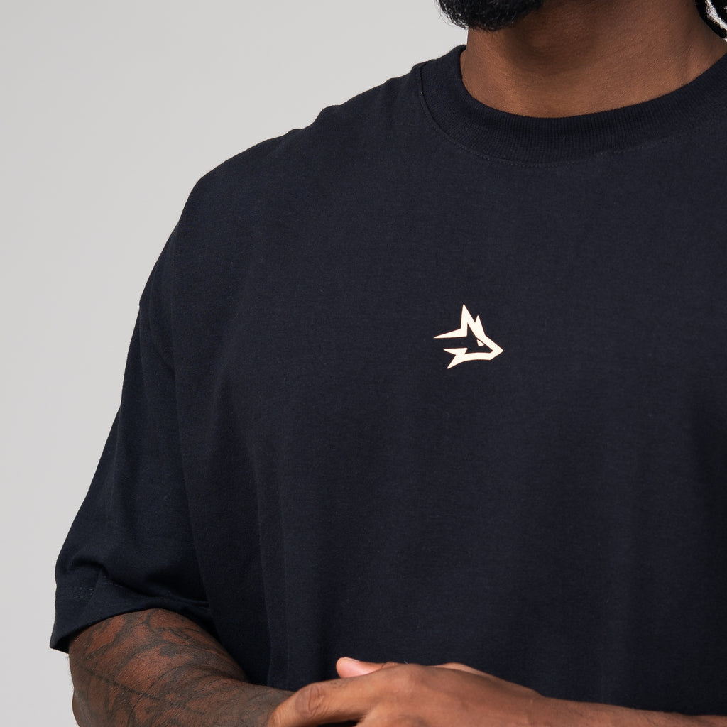 Camiseta Oversized Office Preto