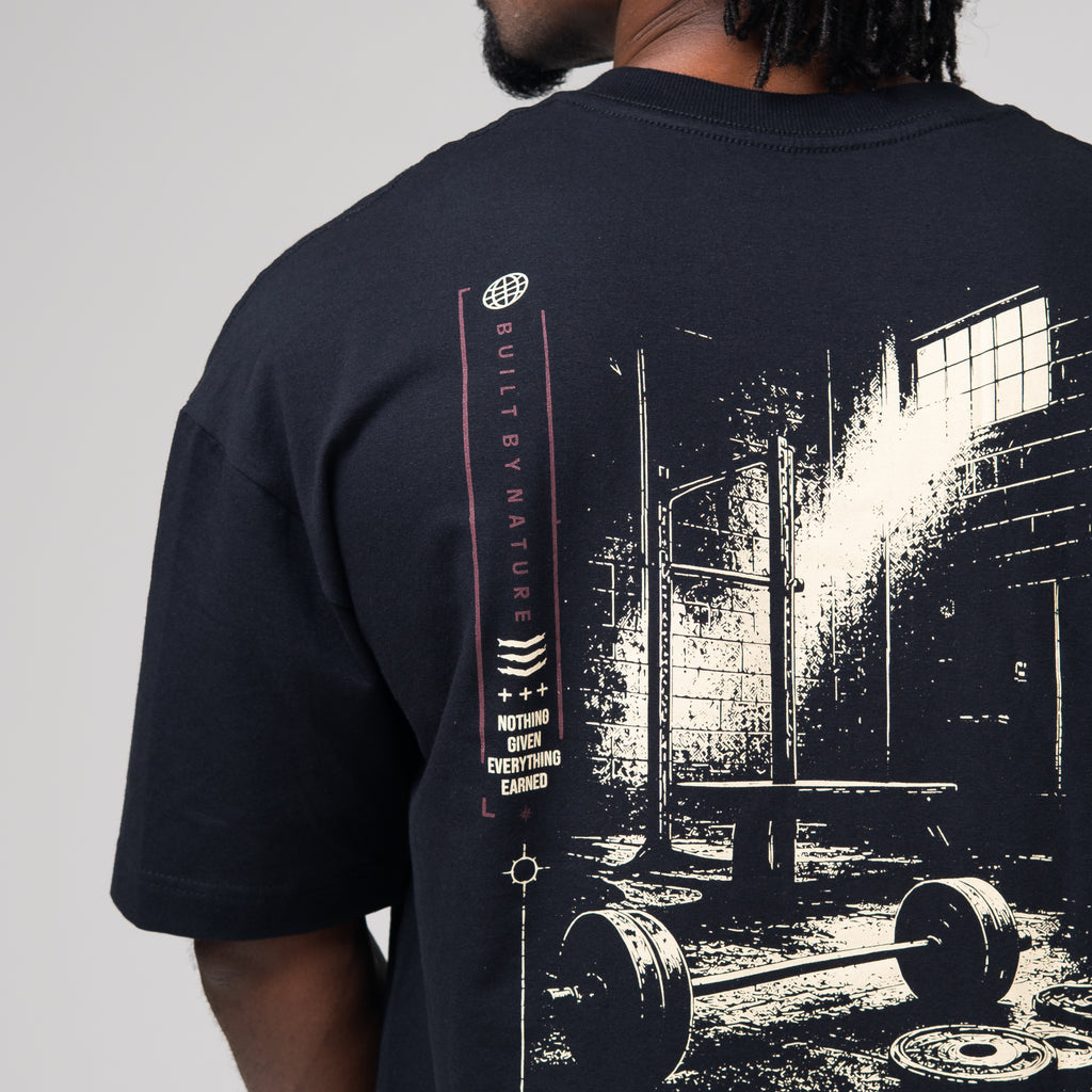 Camiseta Oversized Office Preto