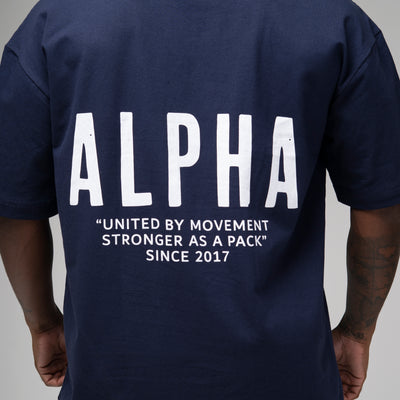 Camiseta Oversized Pack Club Azul Marinho