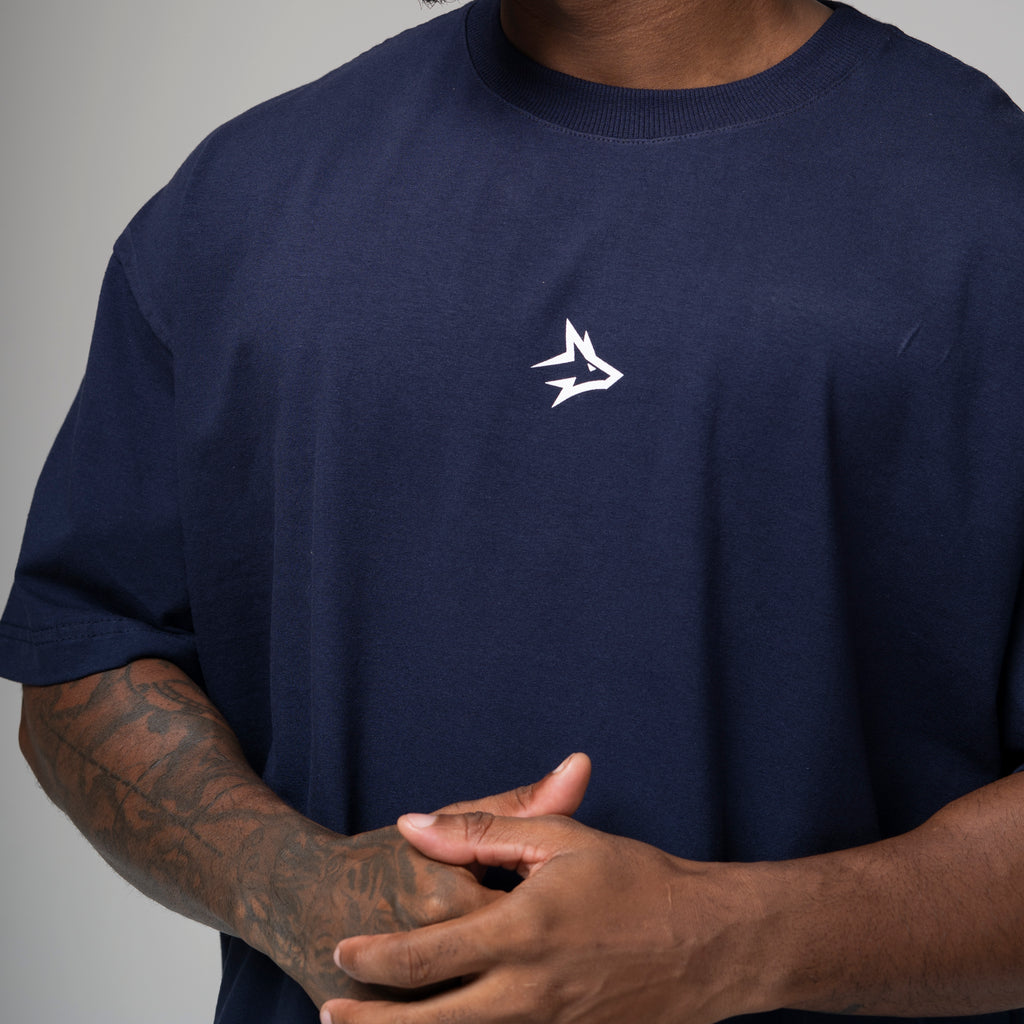 Camiseta Oversized Pack Club Azul Marinho