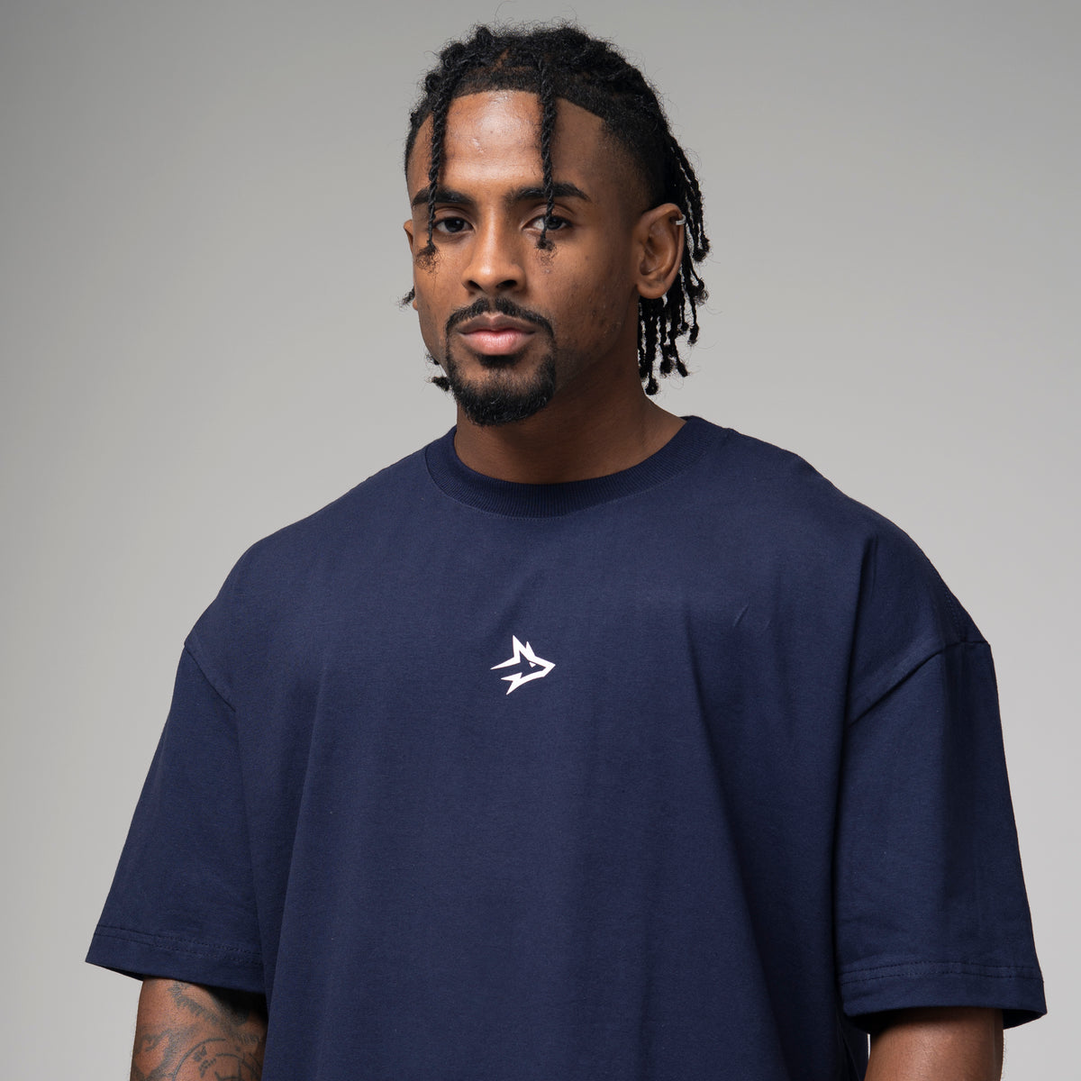 Camiseta Oversized Pack Club Azul Marinho