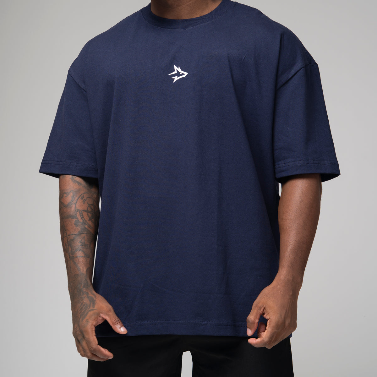 Camiseta Oversized Pack Club Azul Marinho