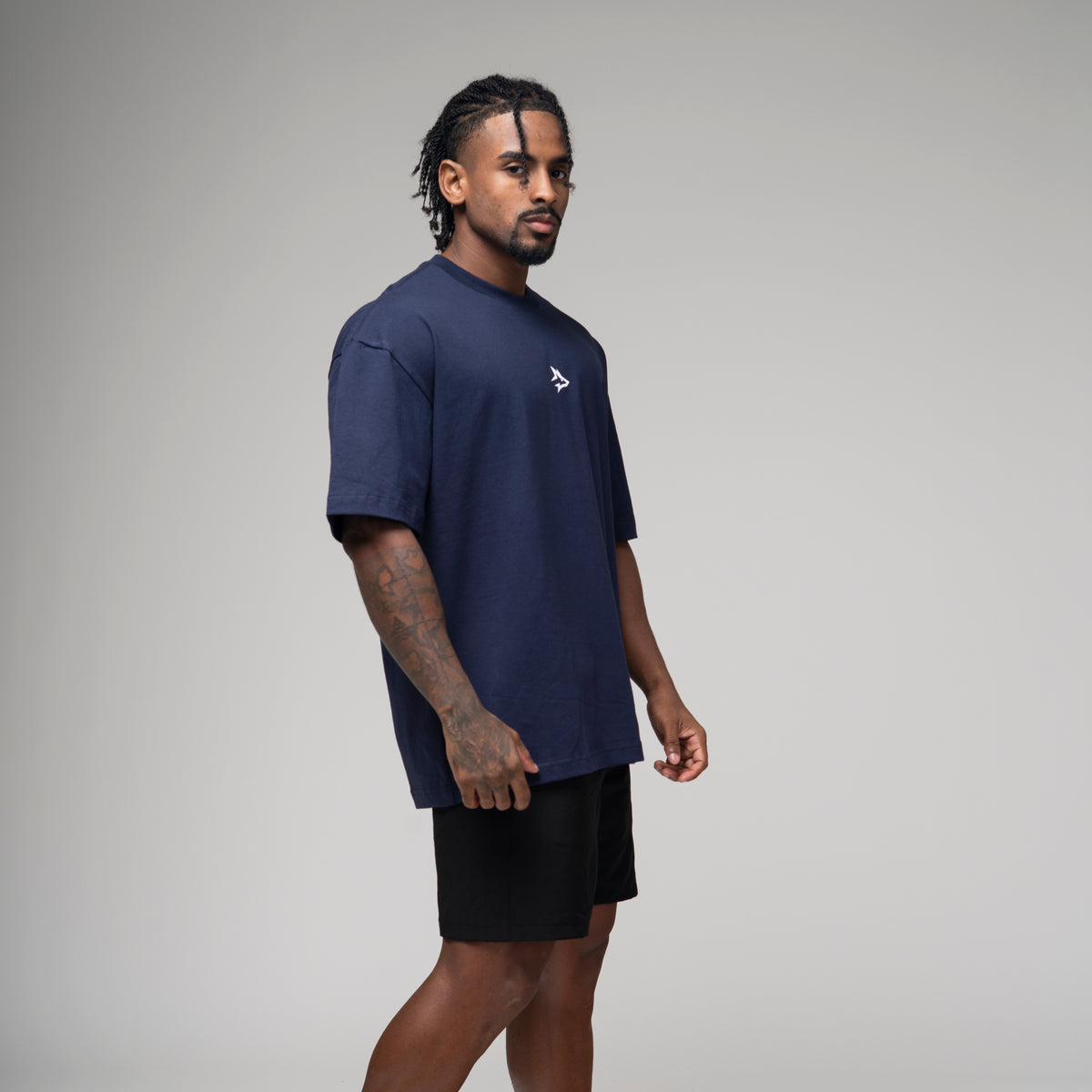 Camiseta Oversized Pack Club Azul Marinho