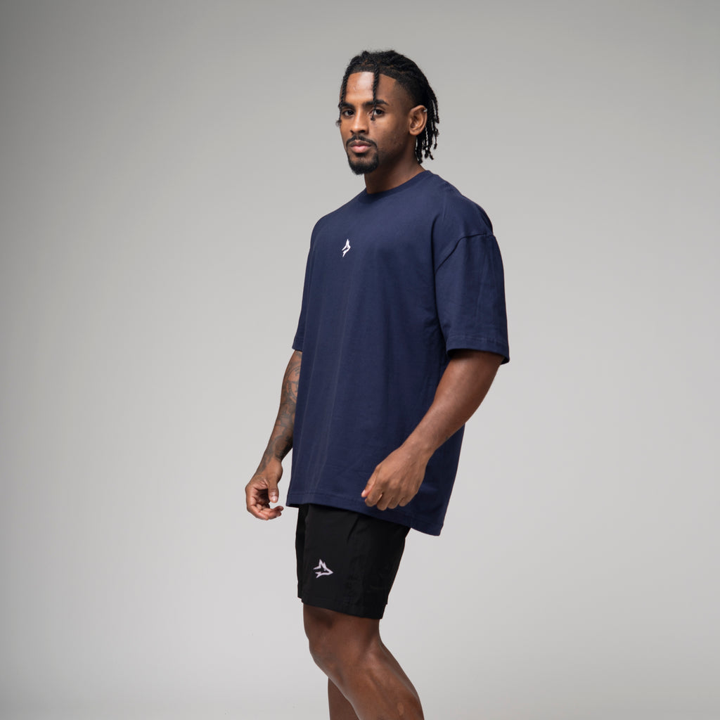 Camiseta Oversized Pack Club Azul Marinho