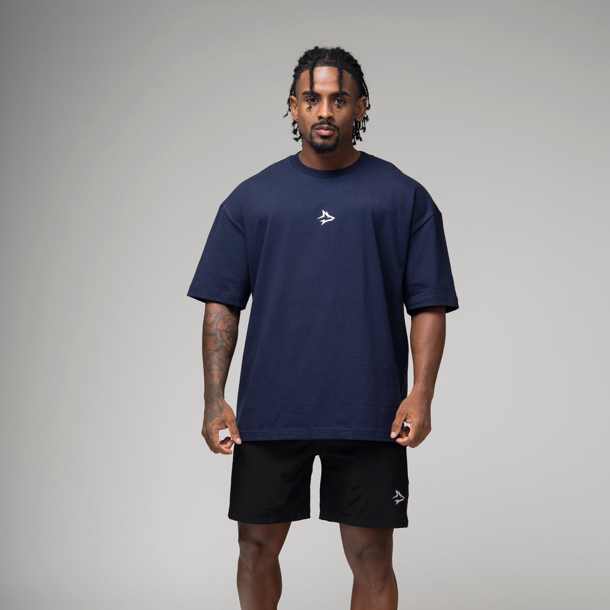 Camiseta Oversized Pack Club Azul Marinho