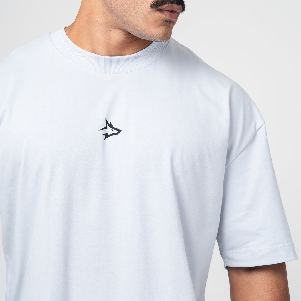 Camiseta Oversized Pack Club Cinza Gelo