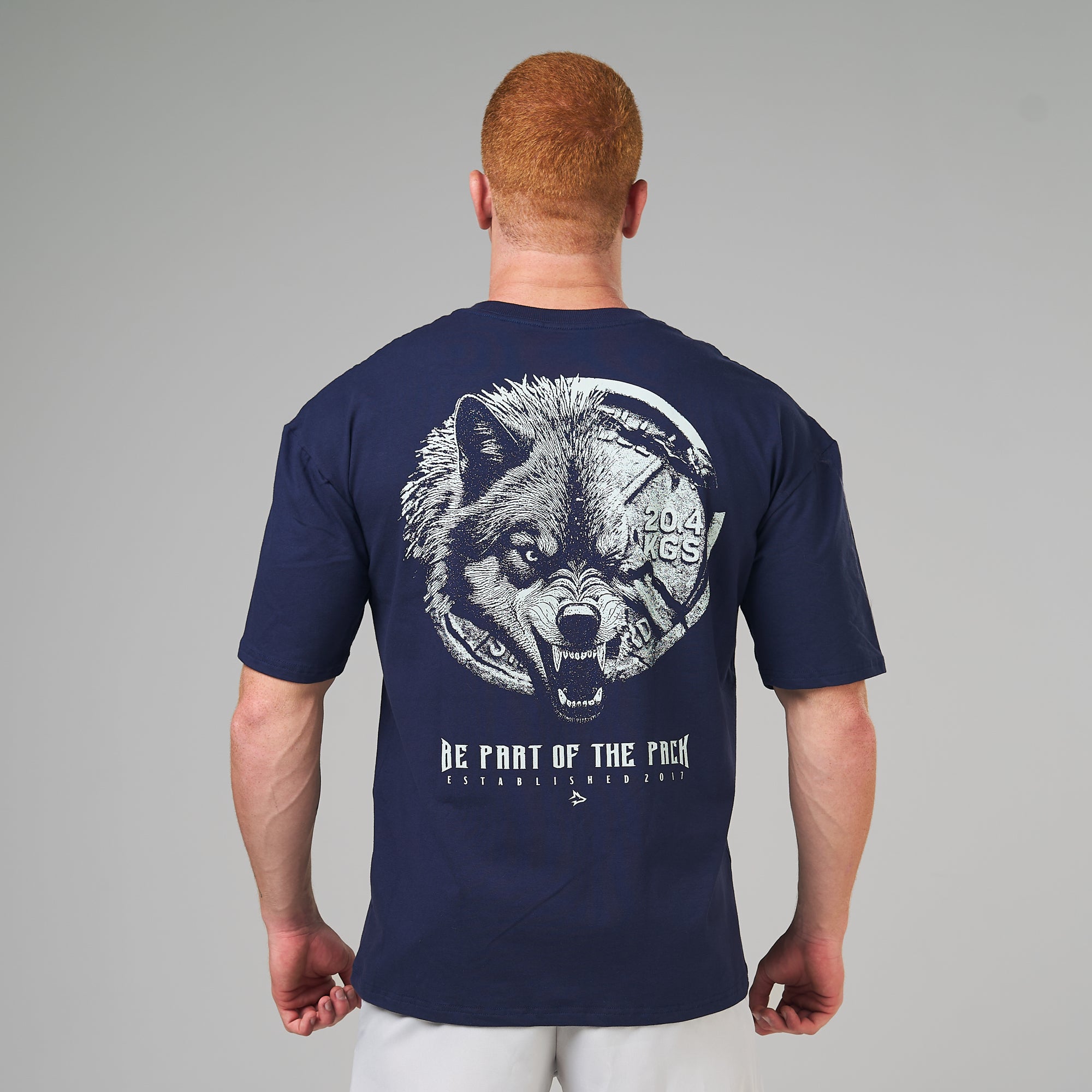 Camiseta Oversized Plate Azul Marinho