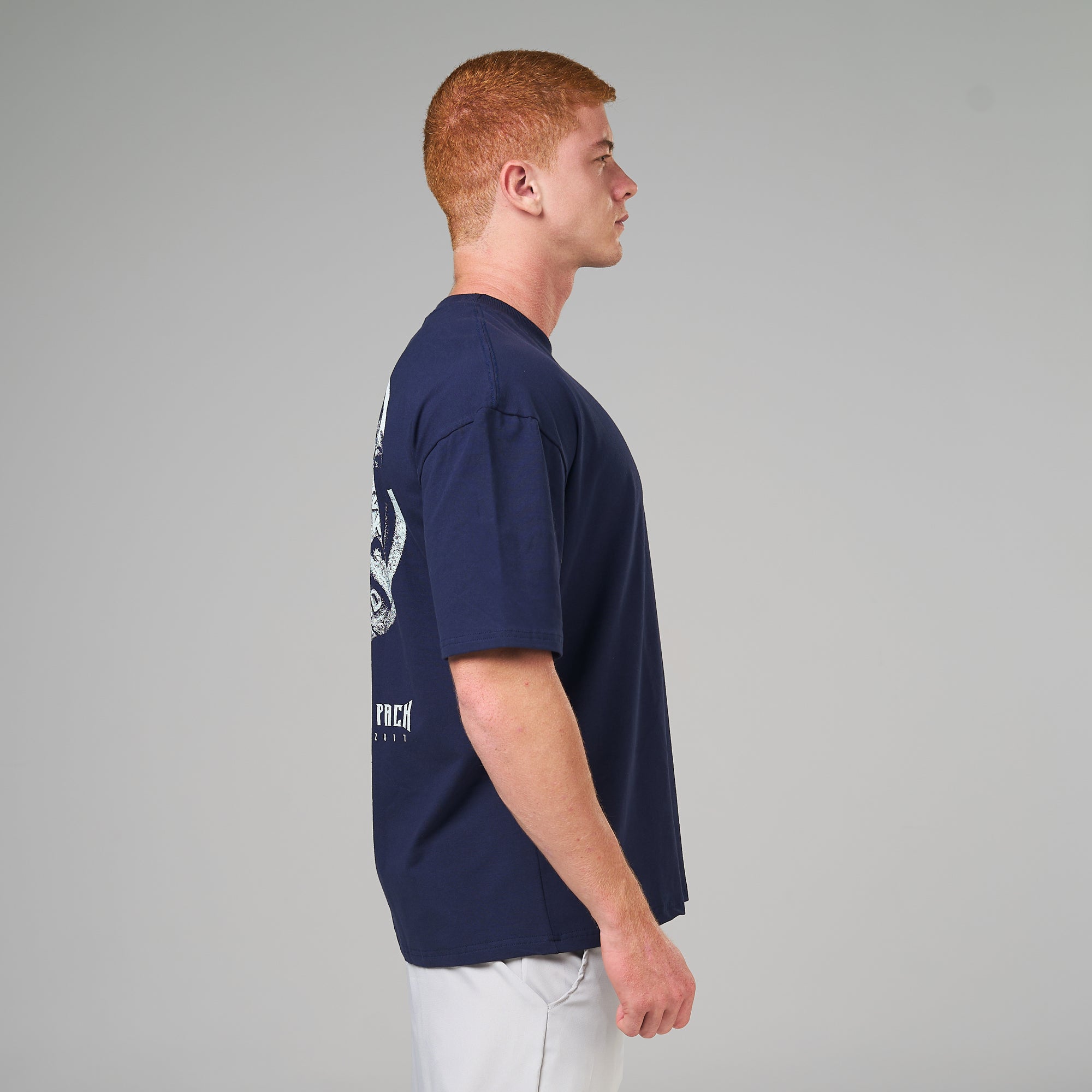 Camiseta Oversized Plate Azul Marinho