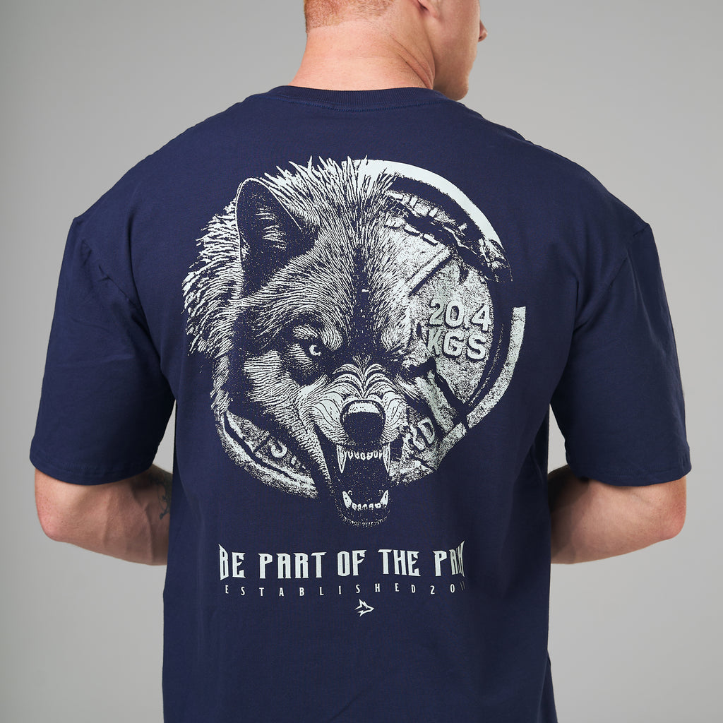 Camiseta Oversized Plate Azul Marinho
