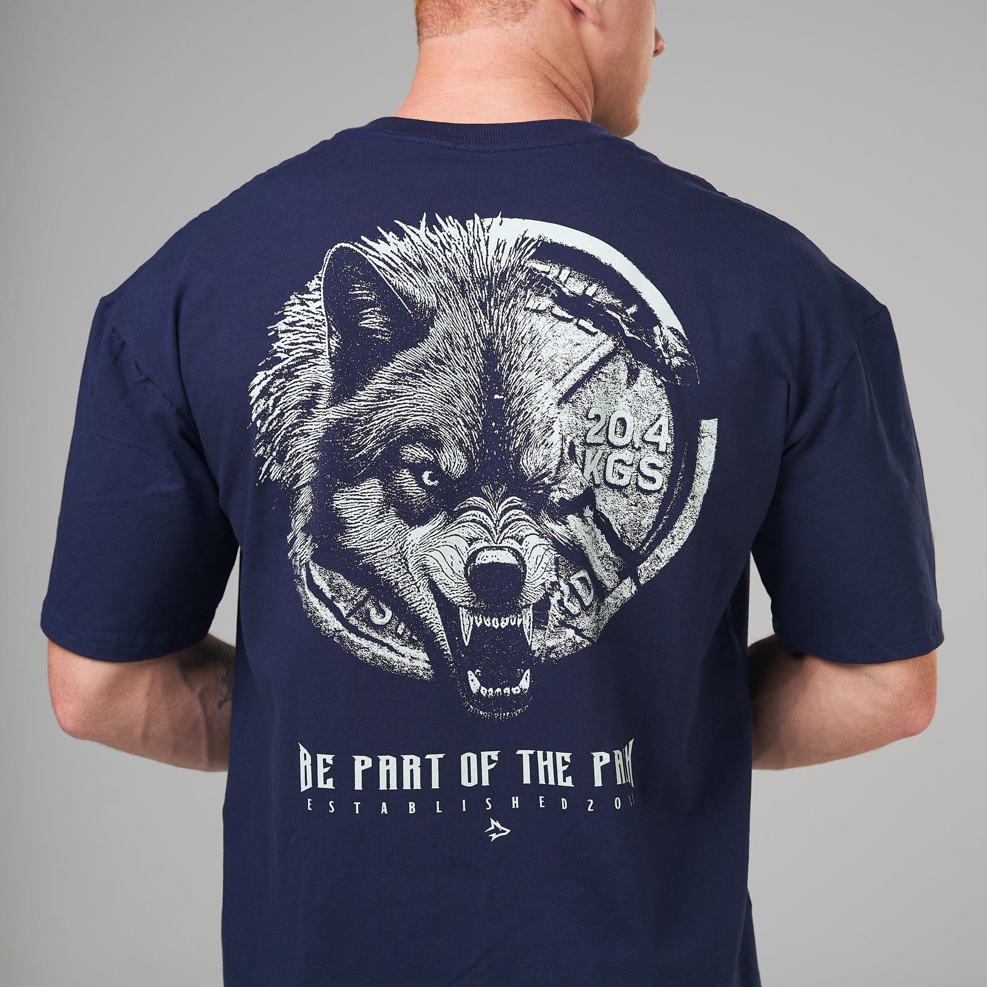 Camiseta Oversized Plate Azul Marinho