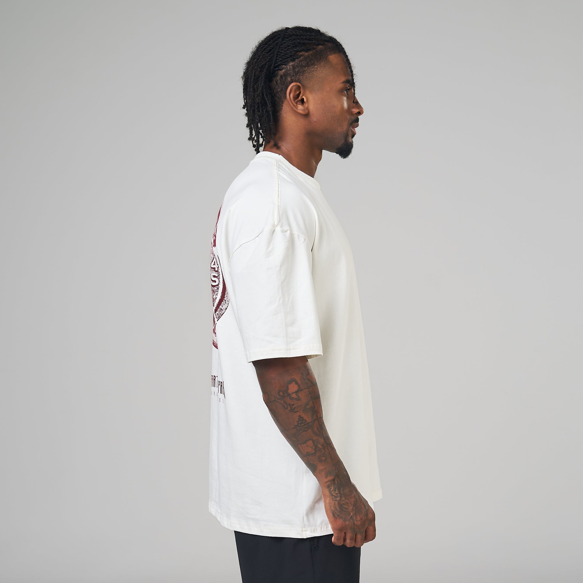 Camiseta Oversized Plate Off White