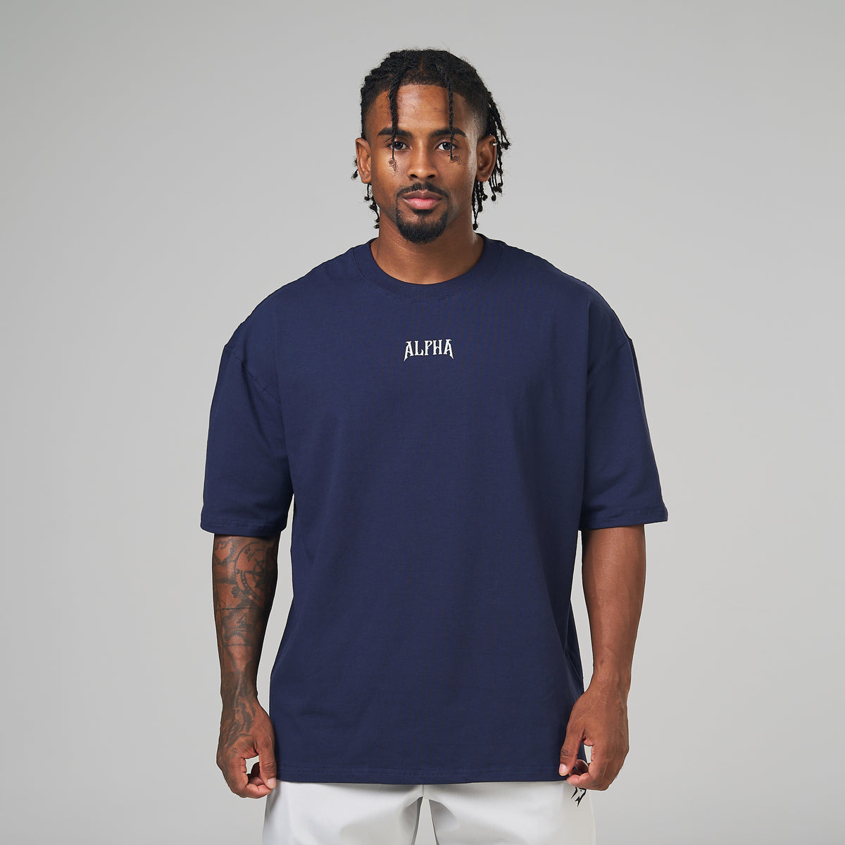 Camiseta Oversized Rage Azul Marinho