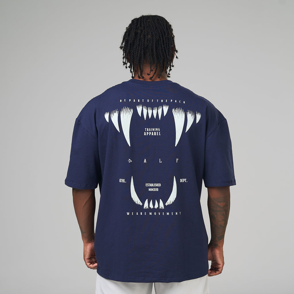 Camiseta Oversized Rage Azul Marinho