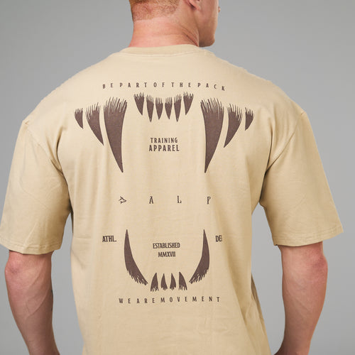Camiseta Oversized Rage Bege Duna
