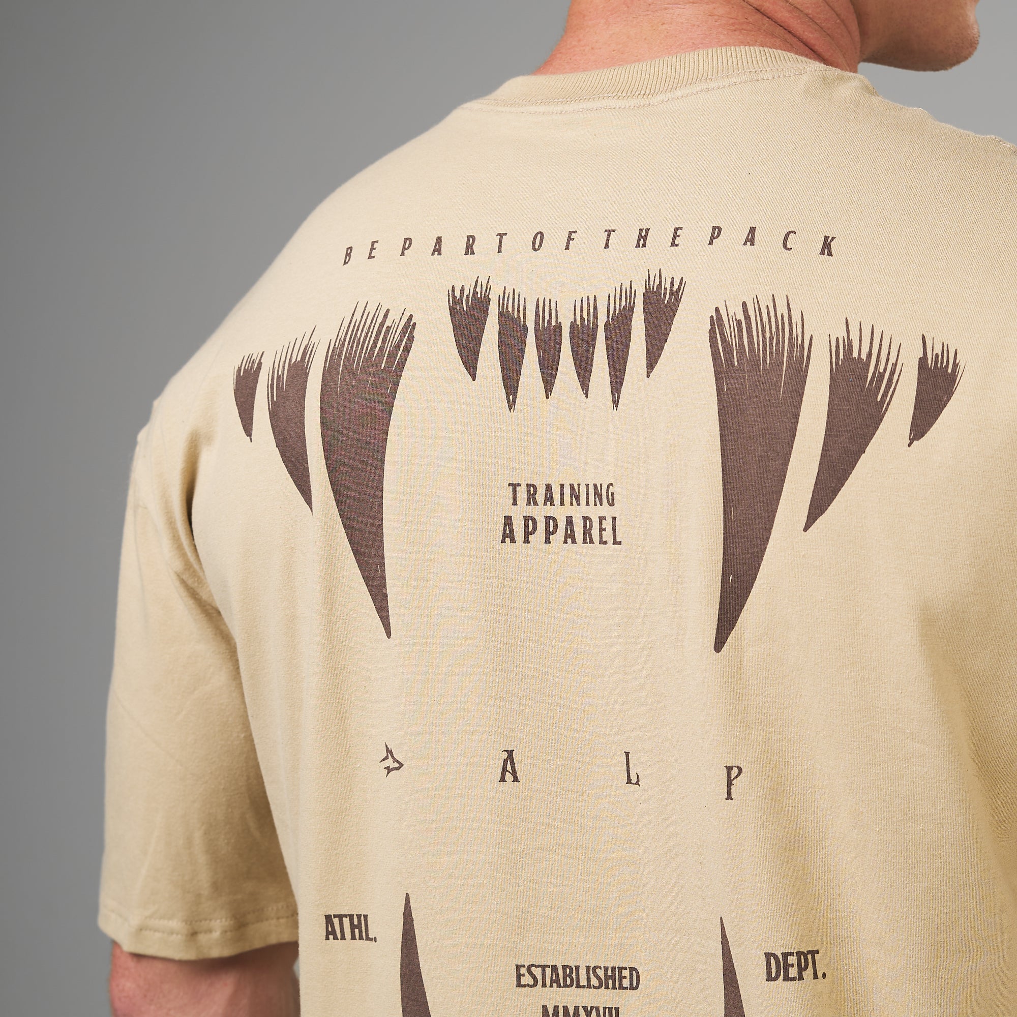 Camiseta Oversized Rage Bege Duna