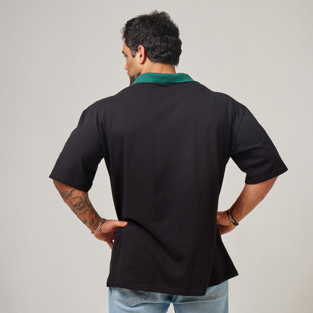 Camiseta Oversized Retrô Legacy Preto