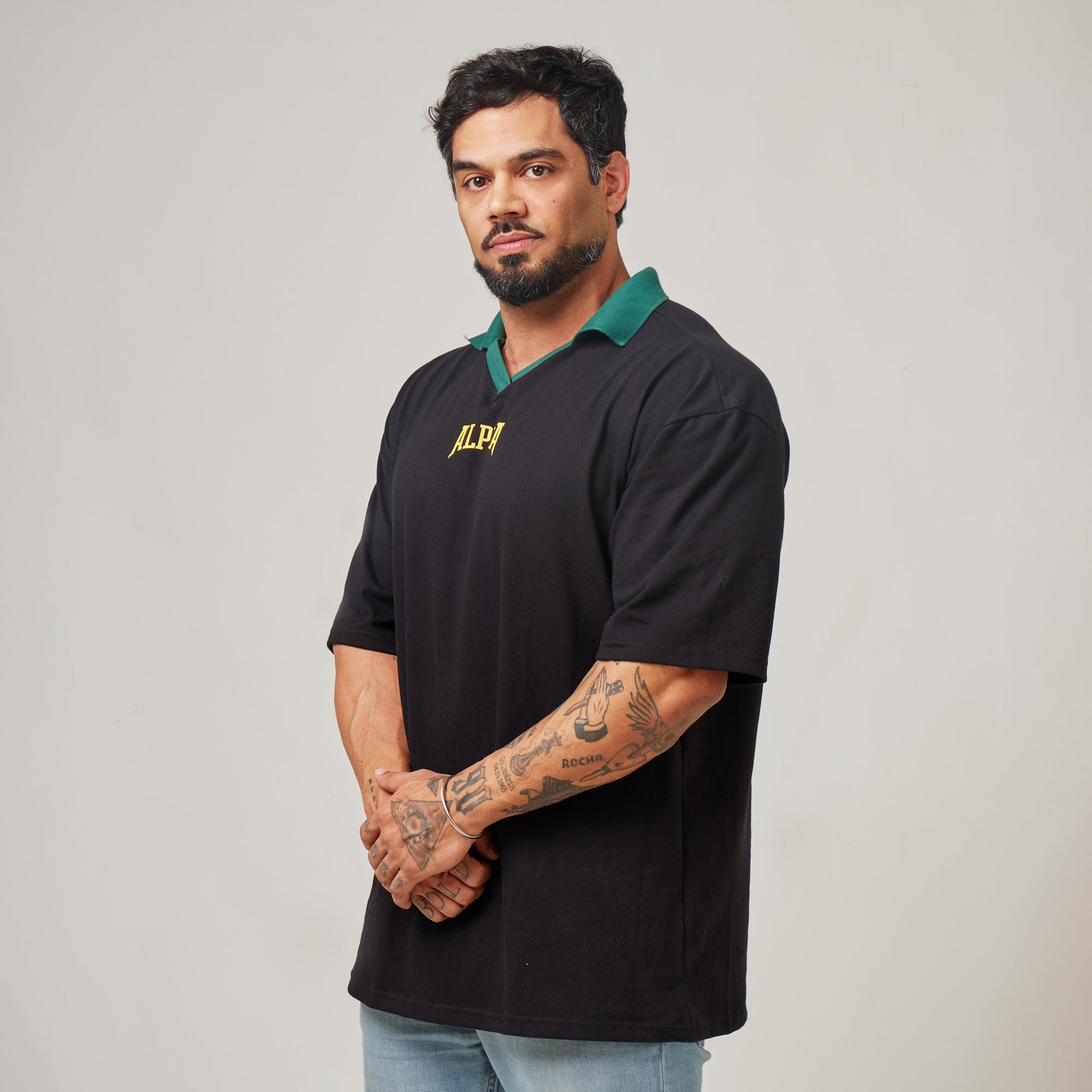Camiseta Oversized Retrô Legacy Preto