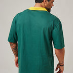 Camiseta Oversized Retrô Lupus Verde Bandeira