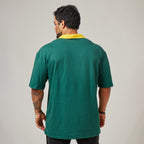 Camiseta Oversized Retrô Lupus Verde Bandeira