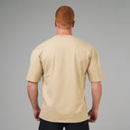 Camiseta Oversized Rise Bege Duna