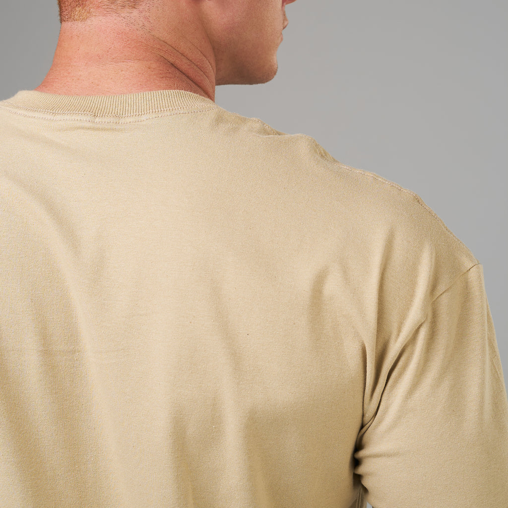 Camiseta Oversized Rise Bege Duna