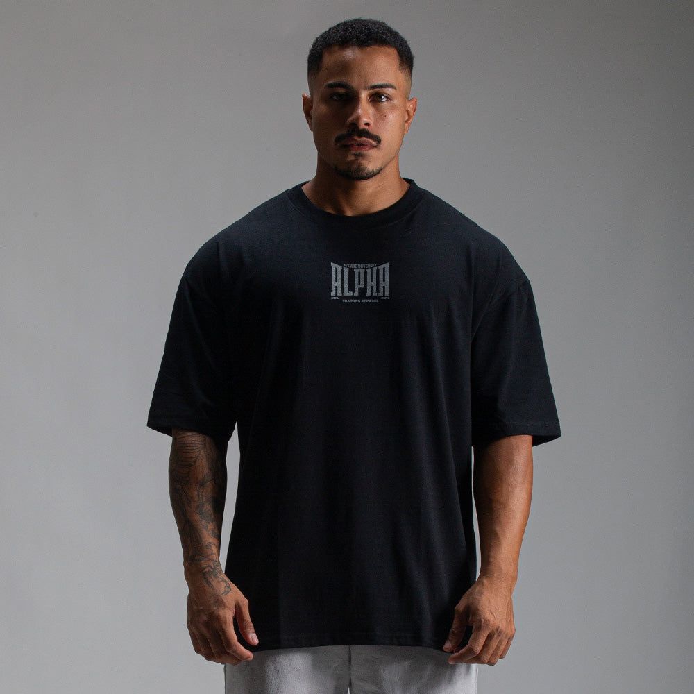 Camiseta Oversized Solid Preto