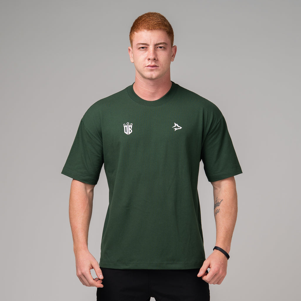 Camiseta Oversized The Last Verde Musgo