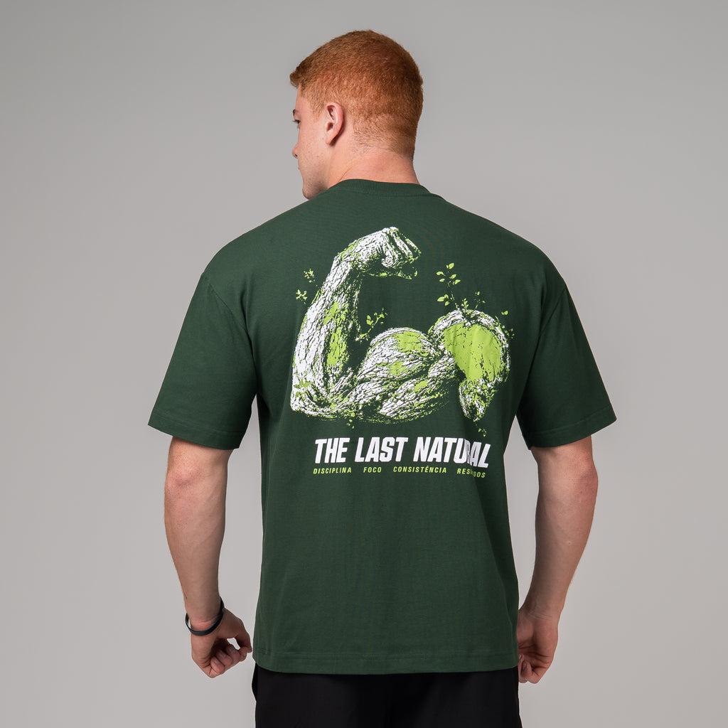 Camiseta Oversized The Last Verde Musgo