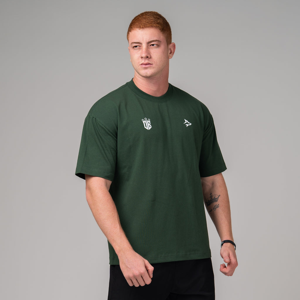 Camiseta Oversized The Last Verde Musgo