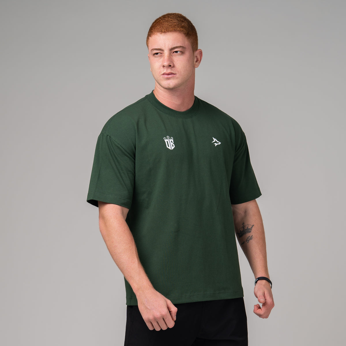 Camiseta Oversized The Last Verde Musgo
