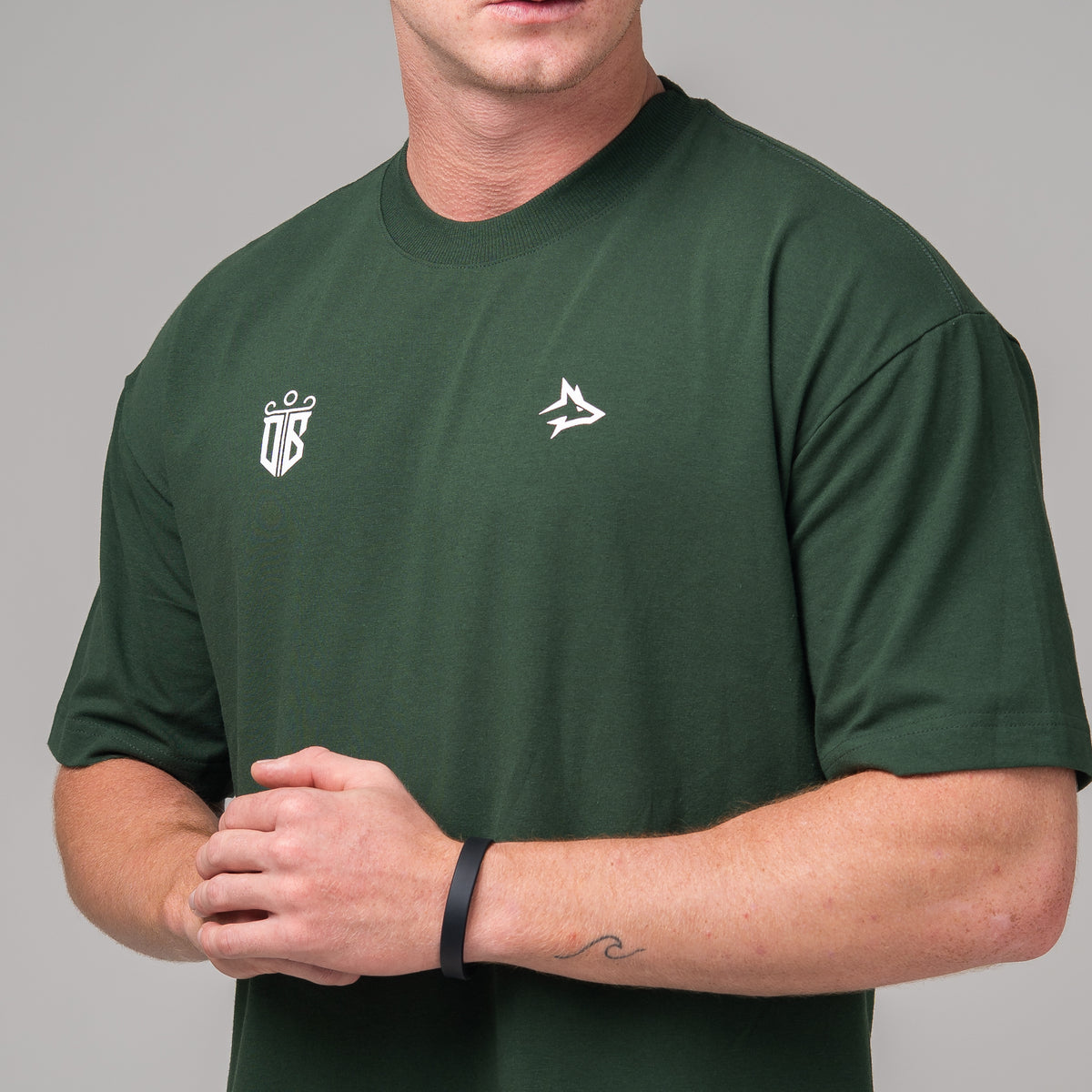 Camiseta Oversized The Last Verde Musgo